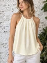 Blusa Virginia creo lino (1)