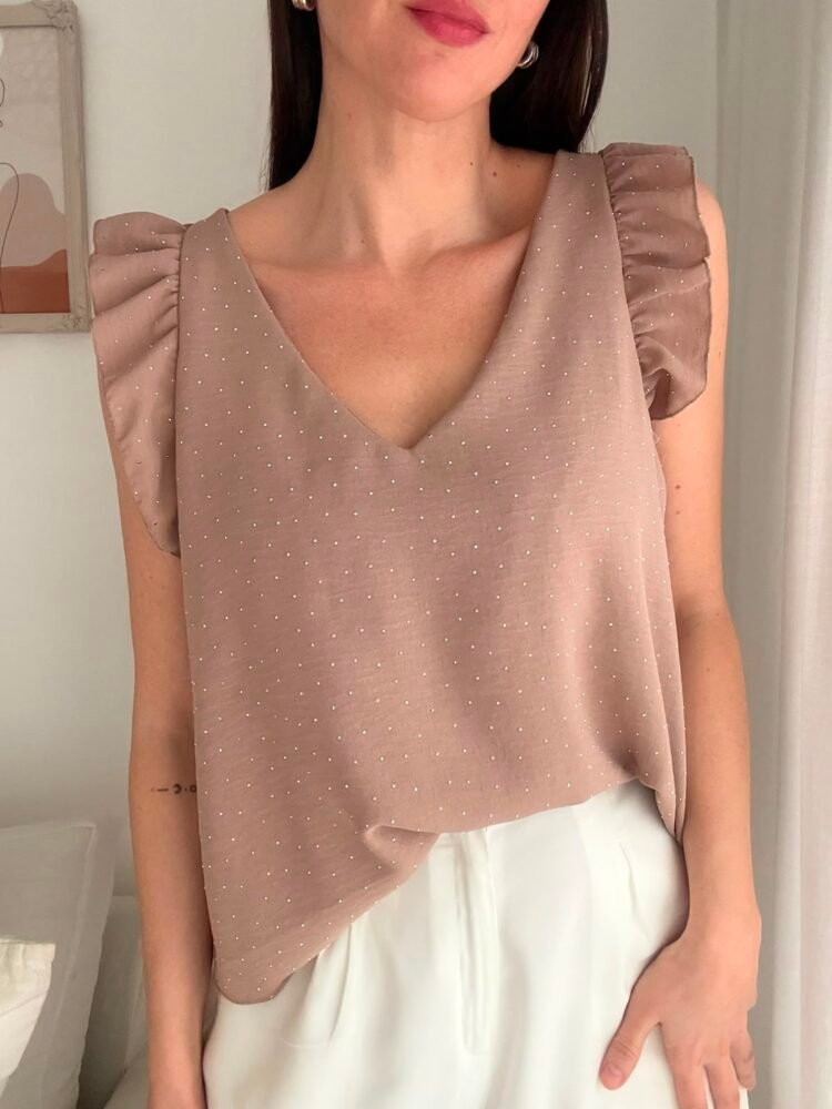 Blusa Sagitario strass